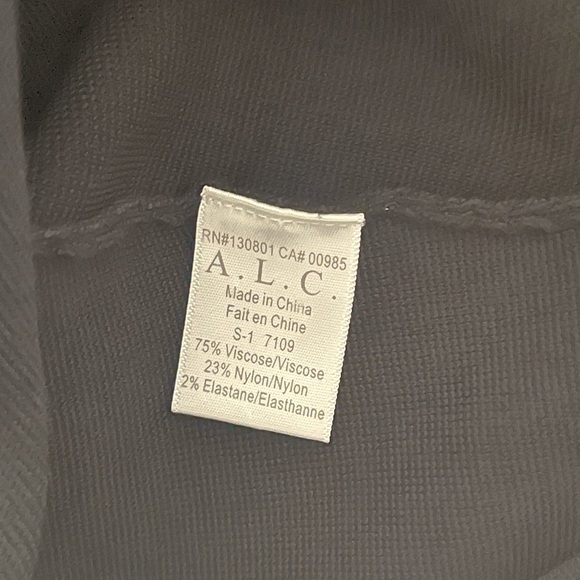 A.L.C Bandage V Neck Black Dress - Picture 8 of 10